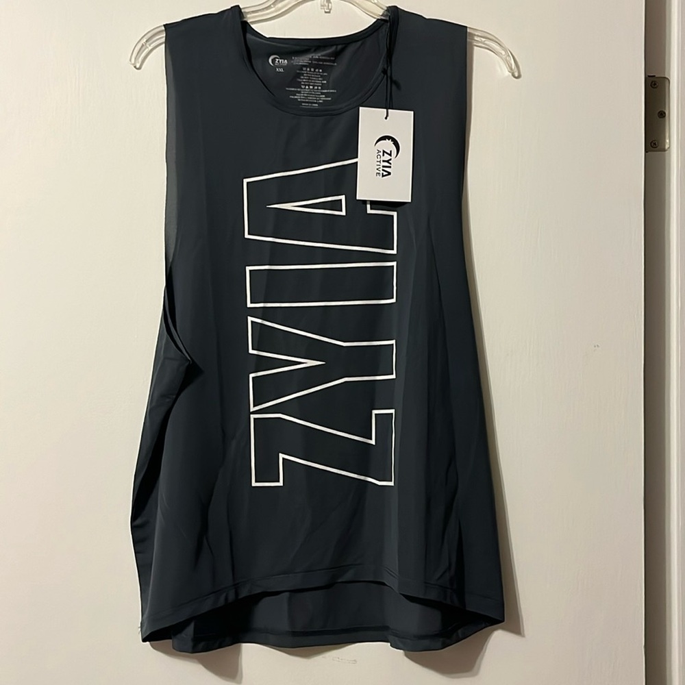Zyia Gray Athlete Tank - NWT